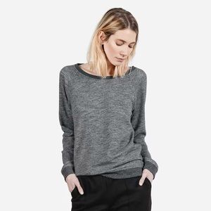Everlane The Crew Sweatshirt Grey Marled